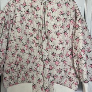 Floral Quilted Women's Jacket